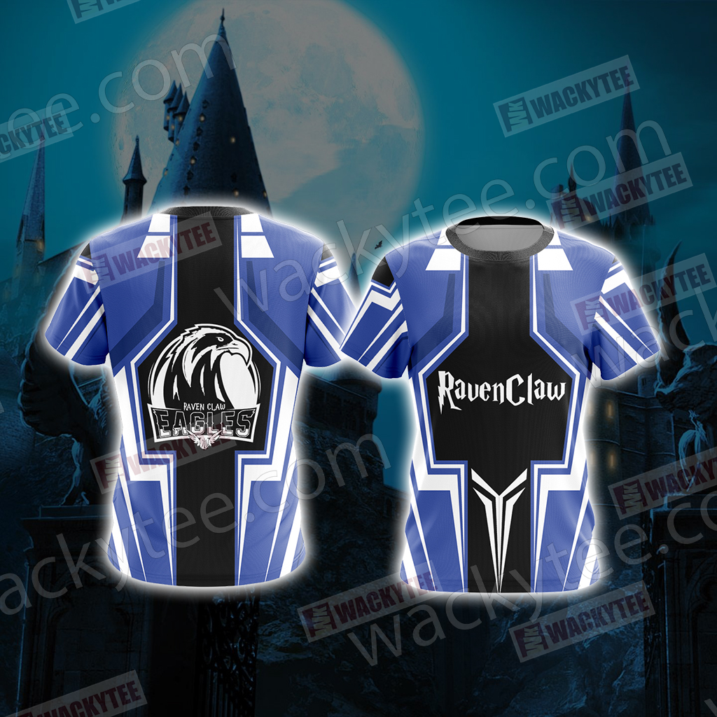 Harry Potter Hogwarts Castle - Ravenclaw House Wacky Style New Collection Unisex 3D T-shirt T-shirt