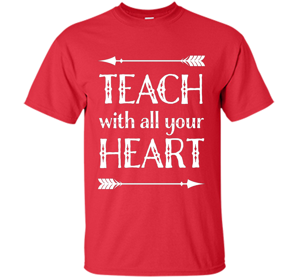 Teacher T-shirt Back To School Teaching Appreciation Gift cool shirt Red