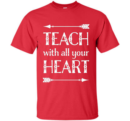 Teacher T-shirt Back To School Teaching Appreciation Gift cool shirt Red