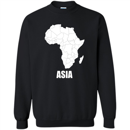 Africa Asia Funny t-shirts - Humor T-shirts Black
