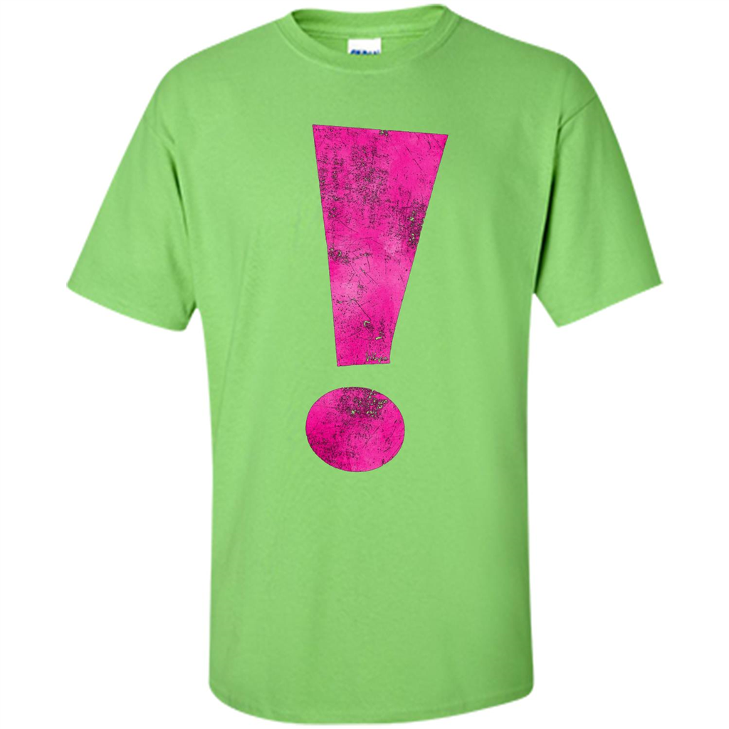 Exclamation Point Graphic T-shirt Lime