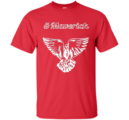 Vibrant T-Shirt Be A Maverick T-shirt Red