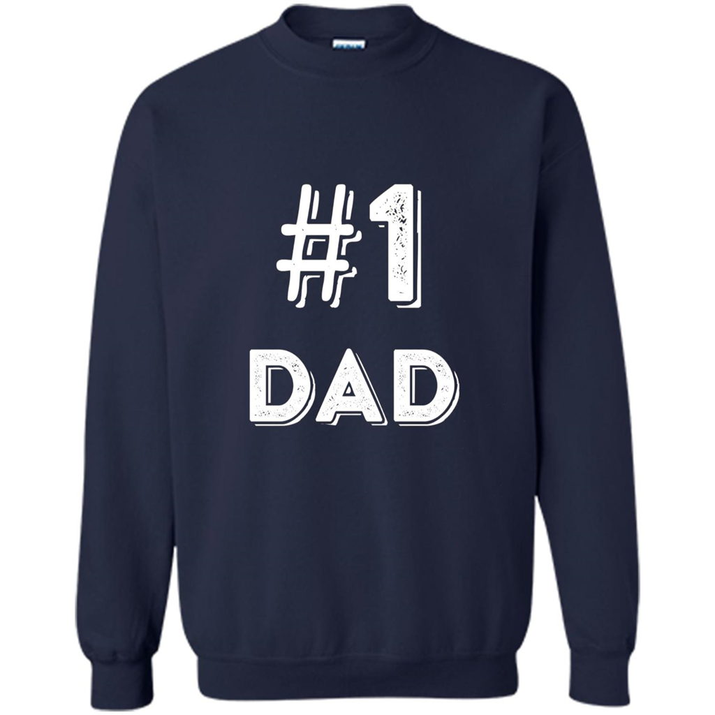 Fathers Day T-shirt Dad No.1 T-shirt Navy