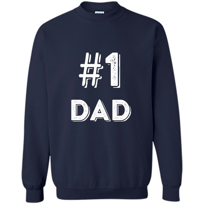 Fathers Day T-shirt Dad No.1 T-shirt Navy