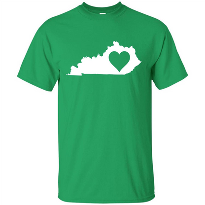 Kentucky Love T-Shirt Kentucky State T-shirt Irish Green