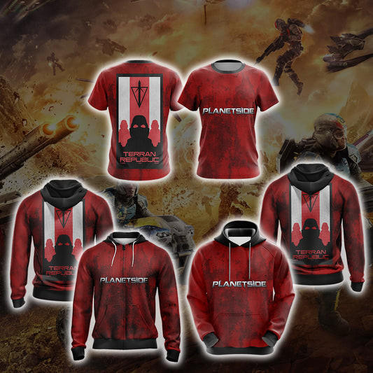 Planetside - Terran Republic Unisex 3D T-shirt