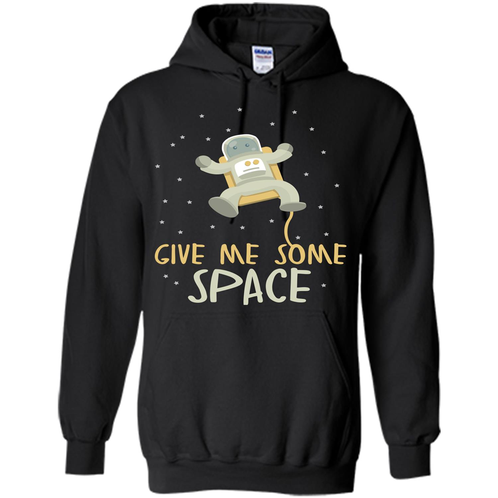 Astronaut T-shirt Give Me Some Space T-shirt Black