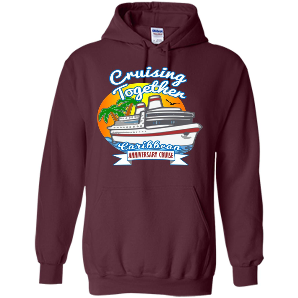 Cruising Together 2017 Anniversary Caribbean Cruise T-Shirt Maroon