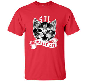 Cat Lover T-shirt Saint Louis Rally Cat T-shirt