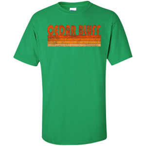 Vintage Retro Cedar Bluff Alabama T-shirt