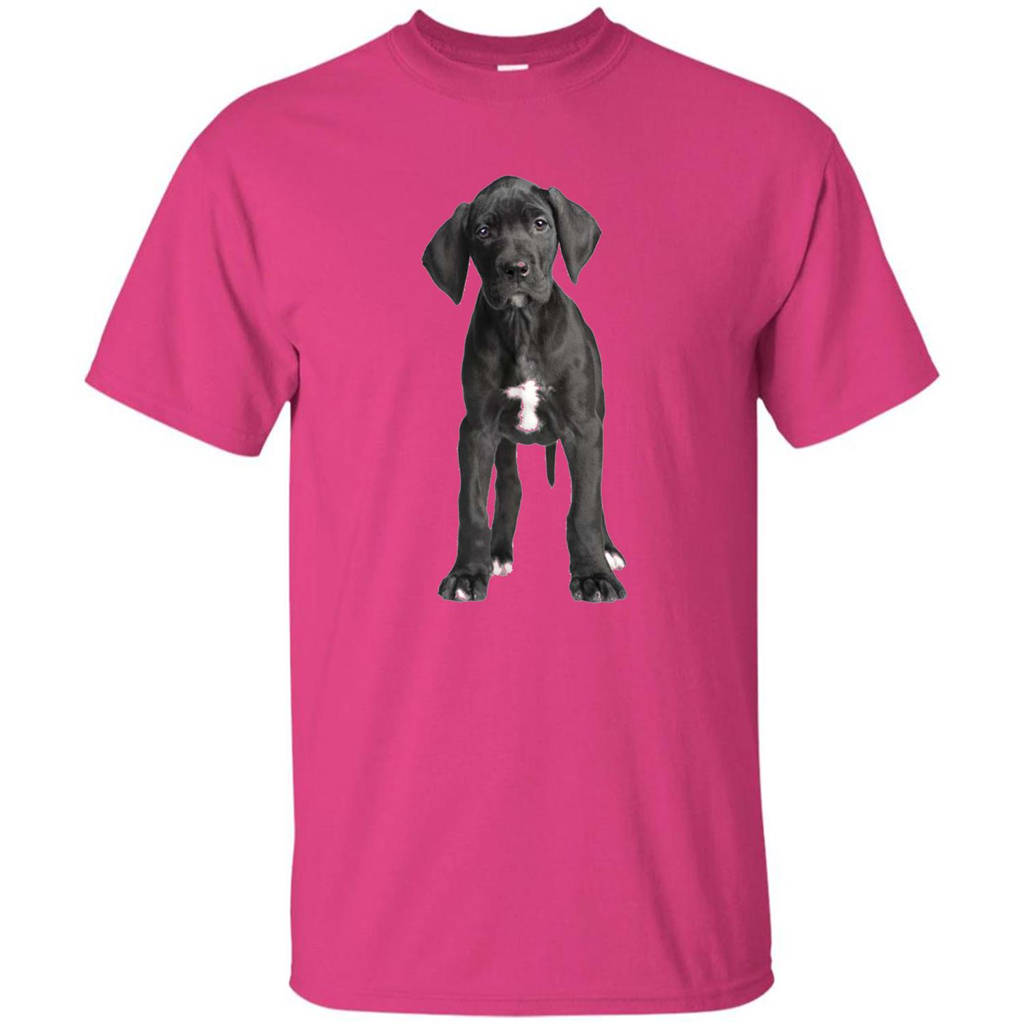 Great Dane Puppy T-shirt Heliconia