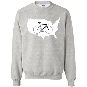 Bicycle America T-shirt USA States Road Bike