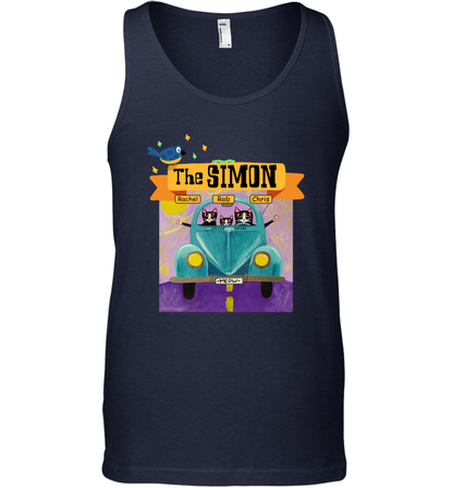 The Simon Family ( Customized Name ) Tank Top Tank Top Navy