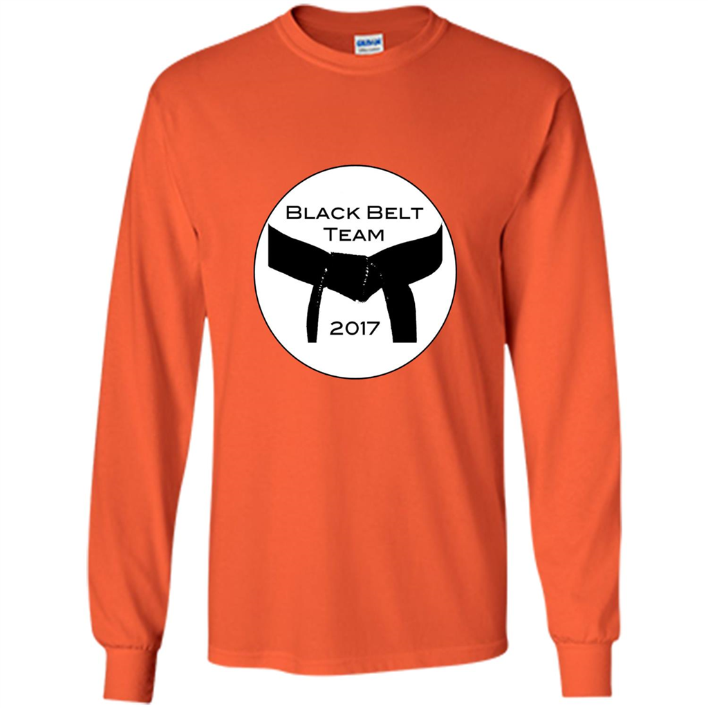 Black Belt Team 2017 T-shirt Orange