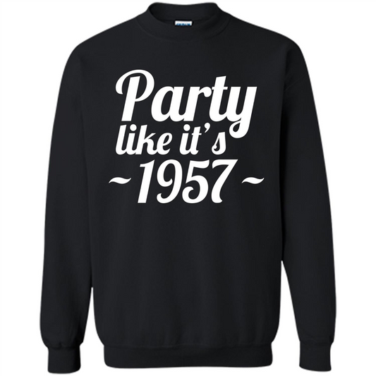 Party Like It's 1957 T-shirt Black