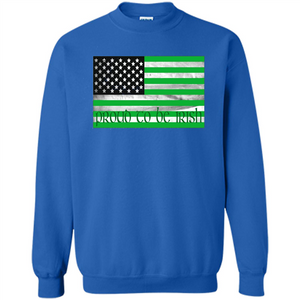 Proud To Be Irish T-shirt USA Flag Patriot