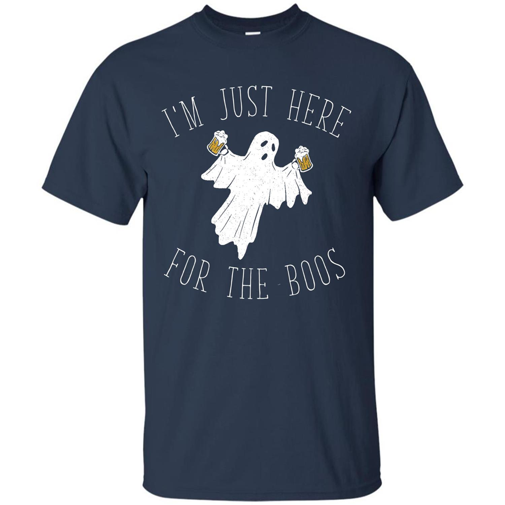 Halloween T-shirt I'm Just Here For The Boos T-shirt Navy