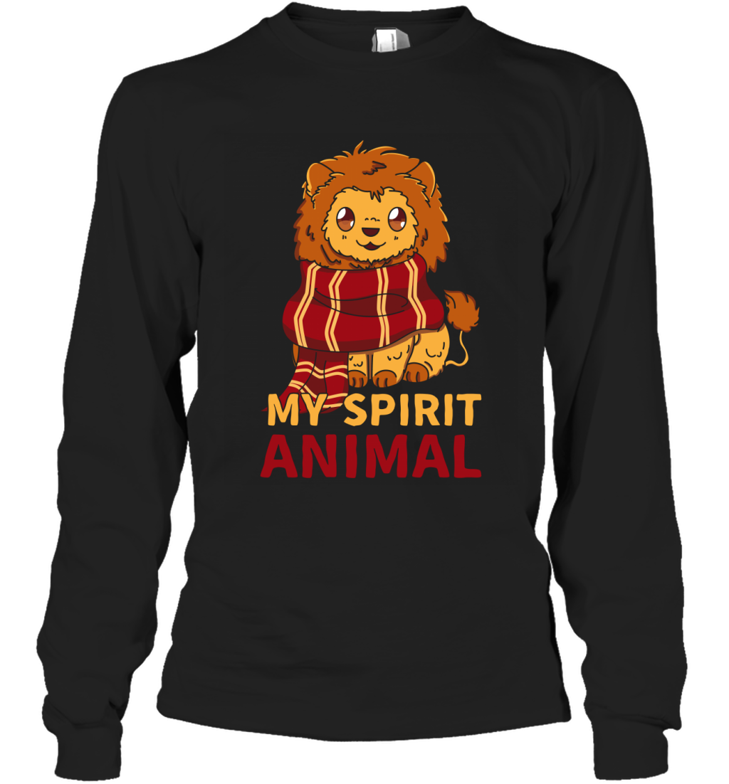 Gryffindor - My Spirit Animal Harry Potter Long Sleeve T-Shirt Long Sleeve T-Shirt Black