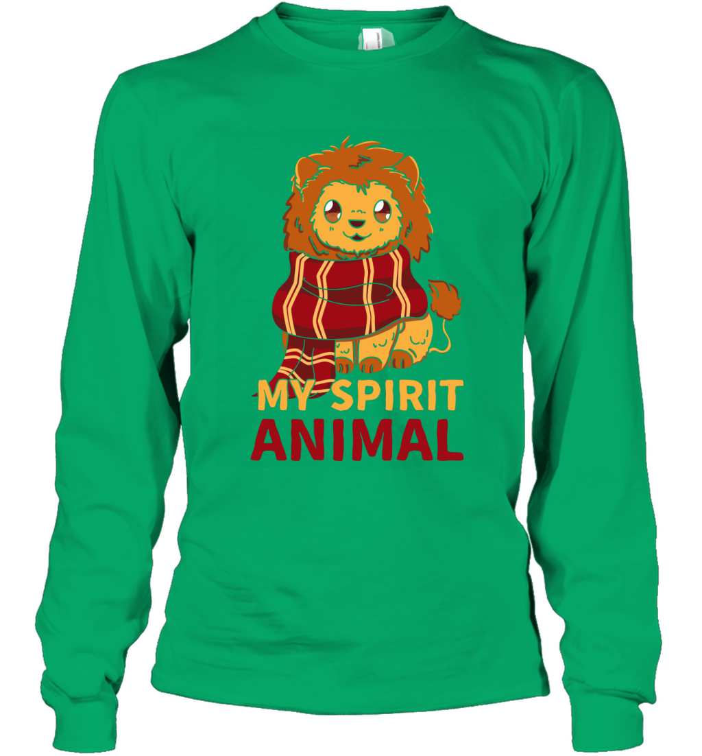 Gryffindor - My Spirit Animal Harry Potter Long Sleeve T-Shirt Long Sleeve T-Shirt Irish Green