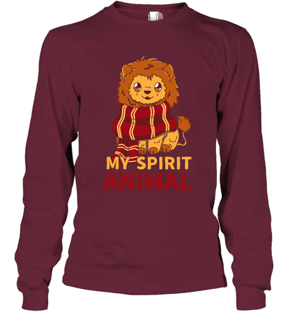 Gryffindor - My Spirit Animal Harry Potter Long Sleeve T-Shirt Long Sleeve T-Shirt Maroon