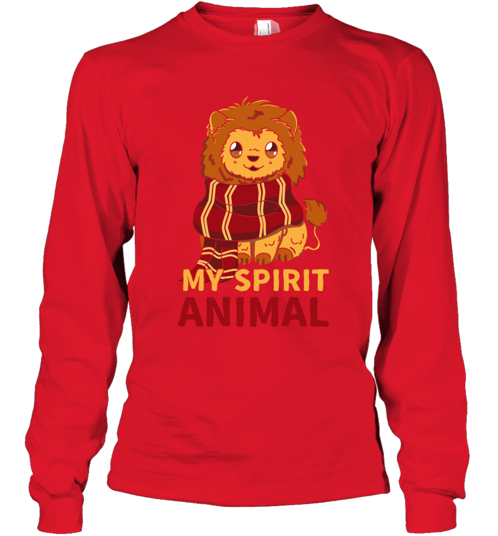 Gryffindor - My Spirit Animal Harry Potter Long Sleeve T-Shirt Long Sleeve T-Shirt Red