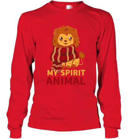 Gryffindor - My Spirit Animal Harry Potter Long Sleeve T-Shirt Long Sleeve T-Shirt Red