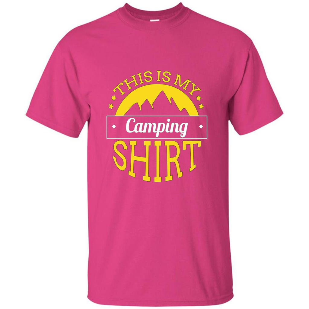This Is My Camping T-Shirt For Hiking And Exploring Heliconia