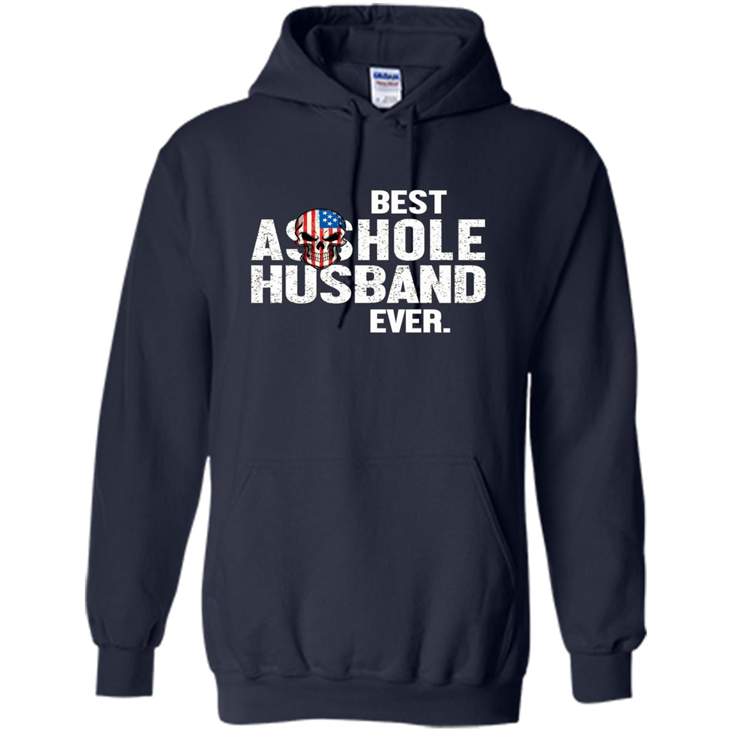 Best Asshole Husband Ever Funny T-shirt Navy