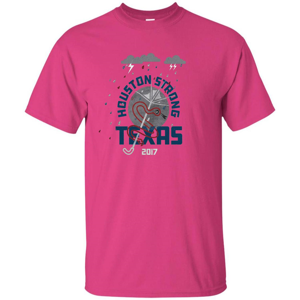 Harvey Houston Strong Texas 2017 T-shirt Heliconia