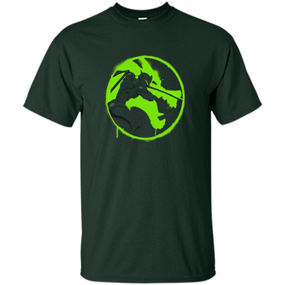 Overwatch Genji Shimada Spray T-shirt Forest Green