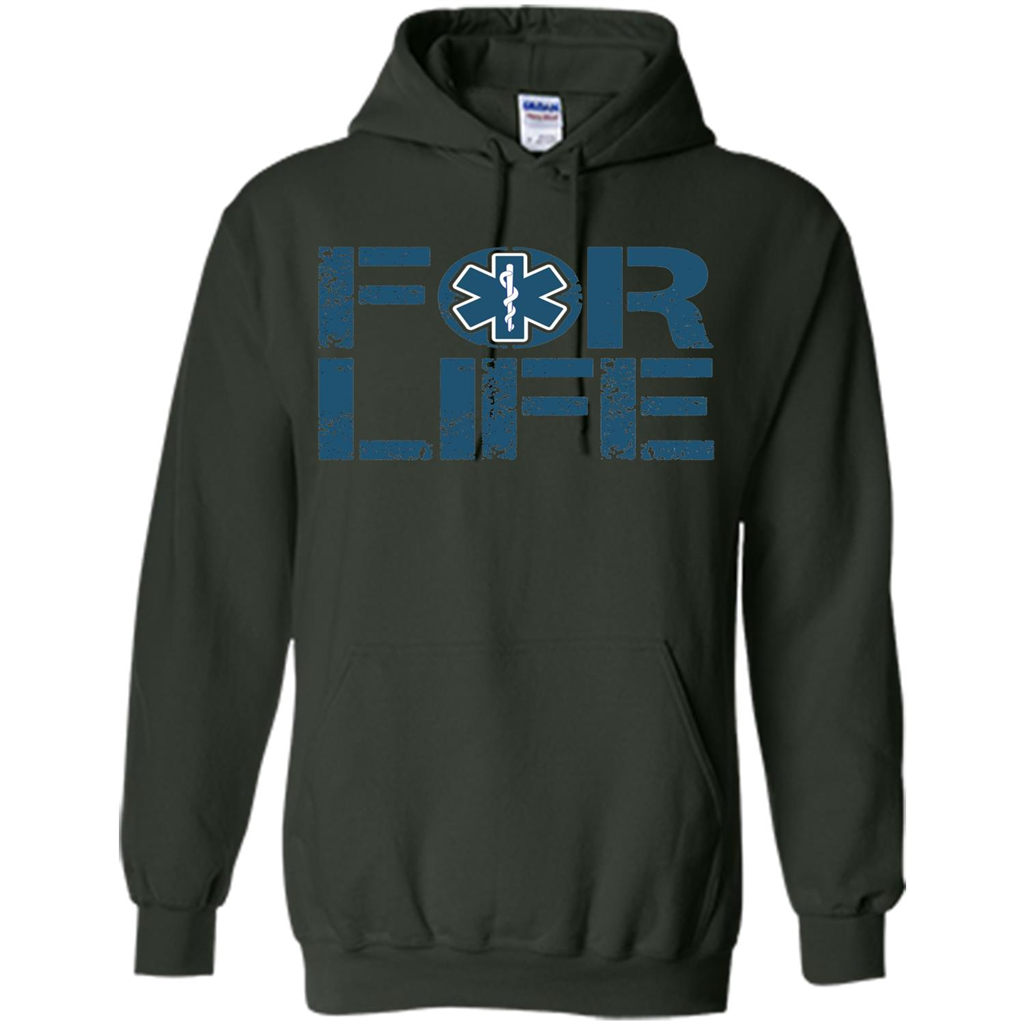 EMT Shirt EMT Paramedic For Life EMT T-shirt Forest Green