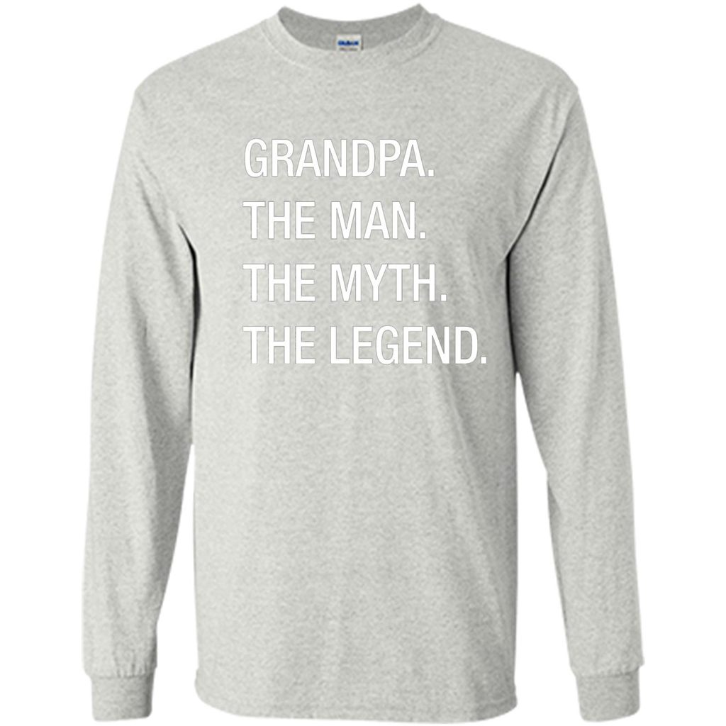 Grandpa The Man The Myth The Legend T-shirt Ash