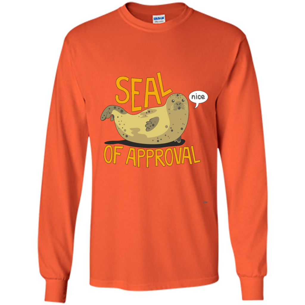 Seal Of Approval T-shirt Orange