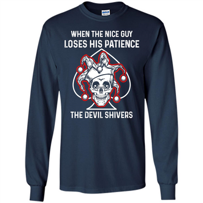 Jocker T-shirt When The Nice Guy Loses His Patience Navy