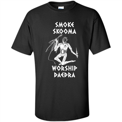 Smoke Skooma Worship Daedra T-shirt Black