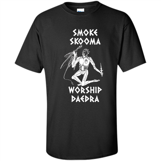 Smoke Skooma Worship Daedra T-shirt Black