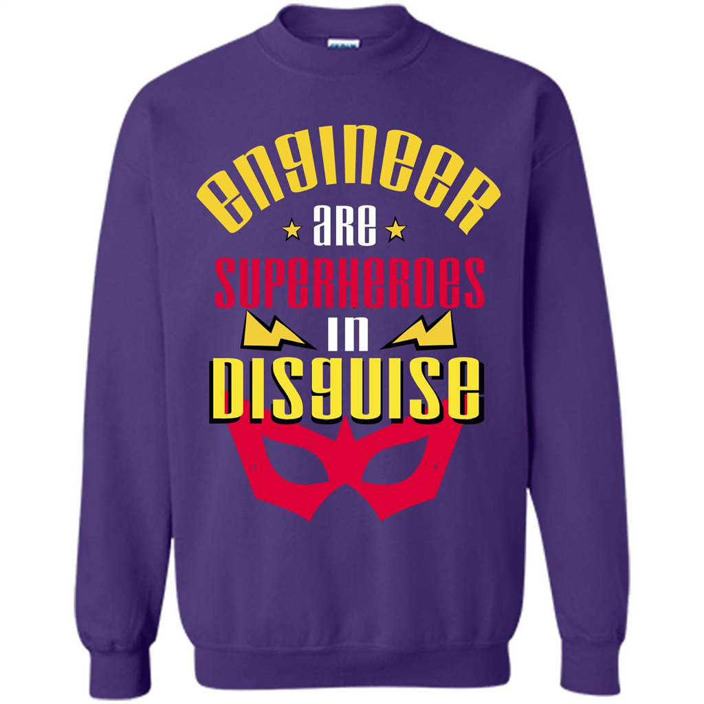 Engineer Are Superheroes In Disguise T-shirt Orange