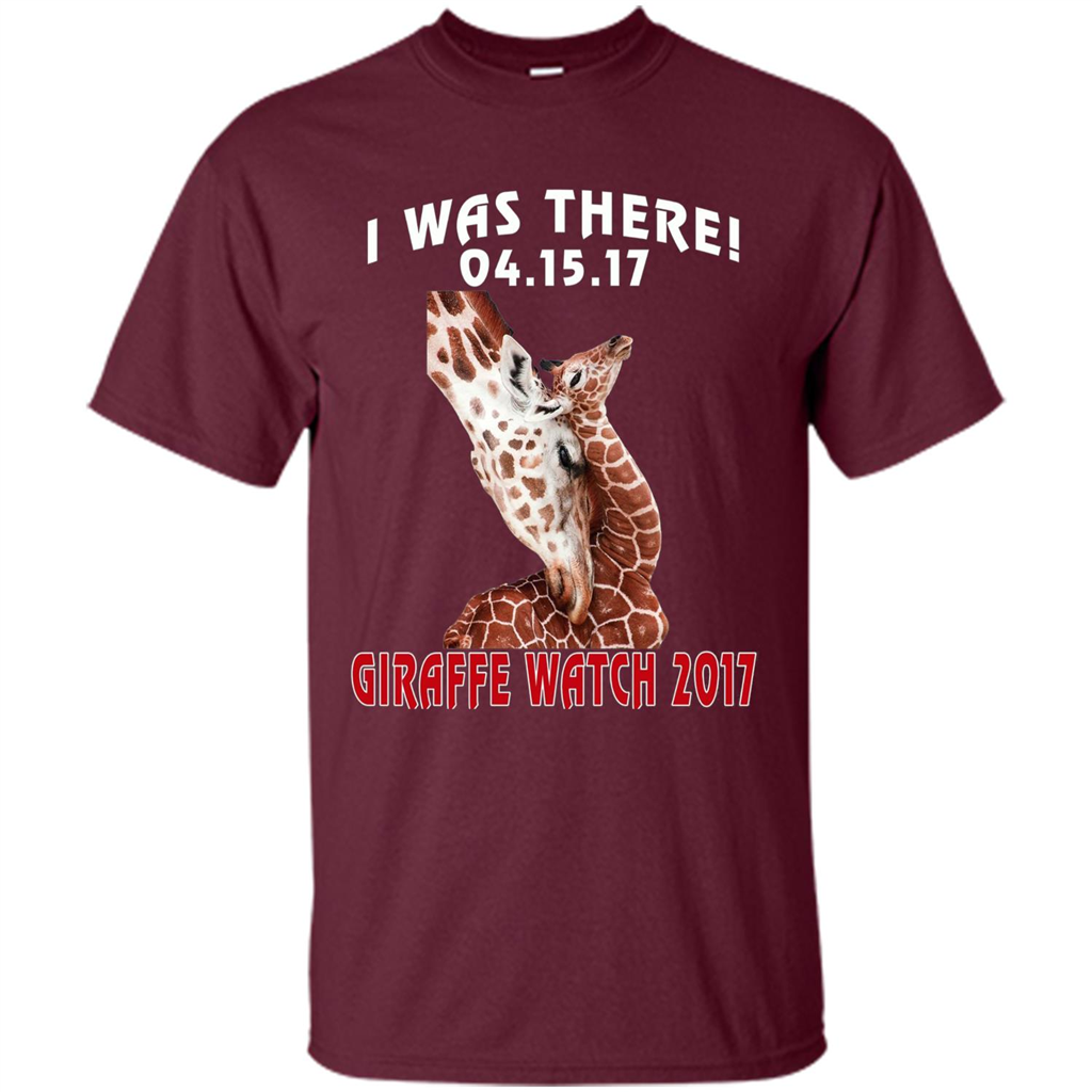 Giraffe T-Shirt I Was There 04.15.17 Maroon