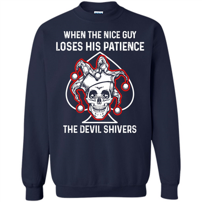 Jocker T-shirt When The Nice Guy Loses His Patience Navy