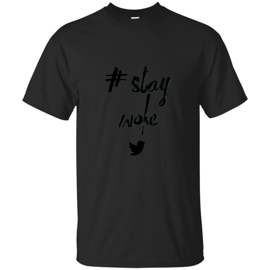 Black Lives Matter T-Shirt Stay Woke Black