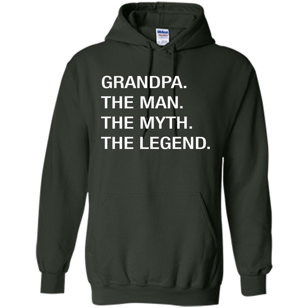 Grandpa The Man The Myth The Legend T-shirt Forest Green