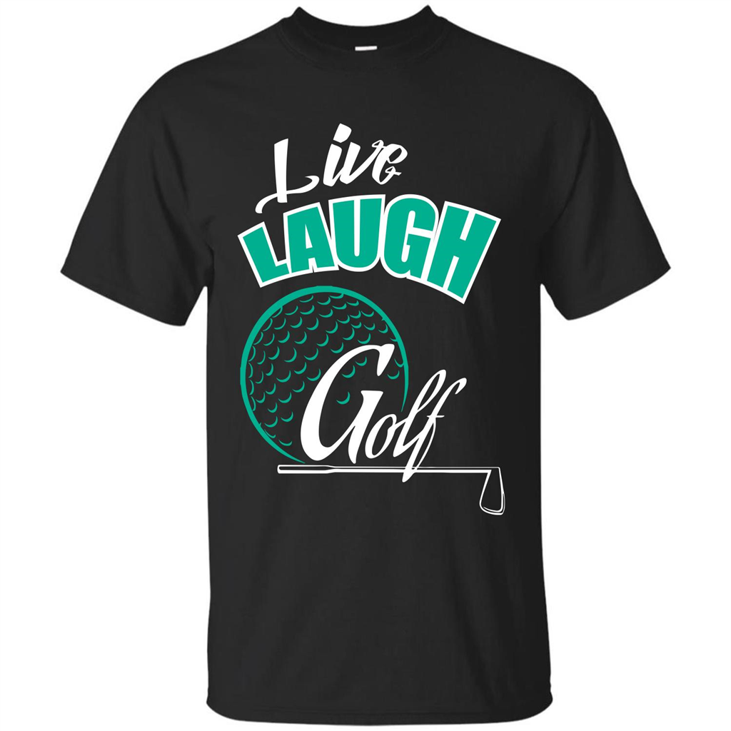 Goft T-shirt Live Laugh Golf Black