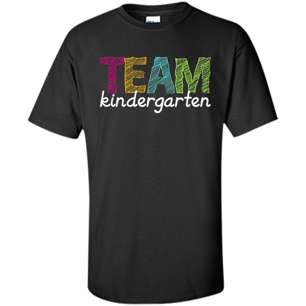 Team Kindergarten Grade Teacher T-Shirt Black