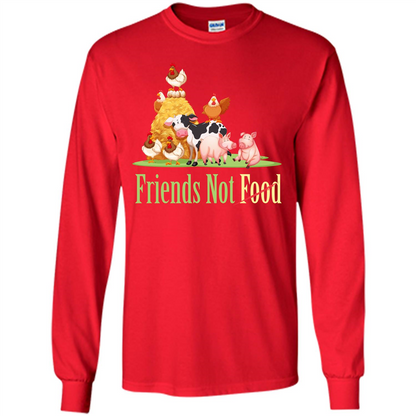 Animal T-shirt Friends Not Food T-shirt