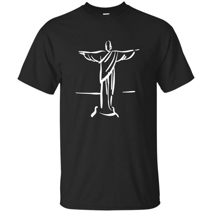 Brazil Christ The Redeemer - Cristo Redentor Brasil T-shirt Black
