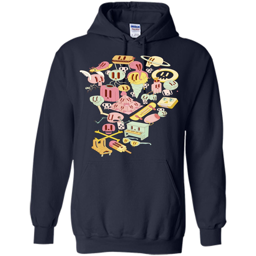 Day Of The Dead T-shirt Navy
