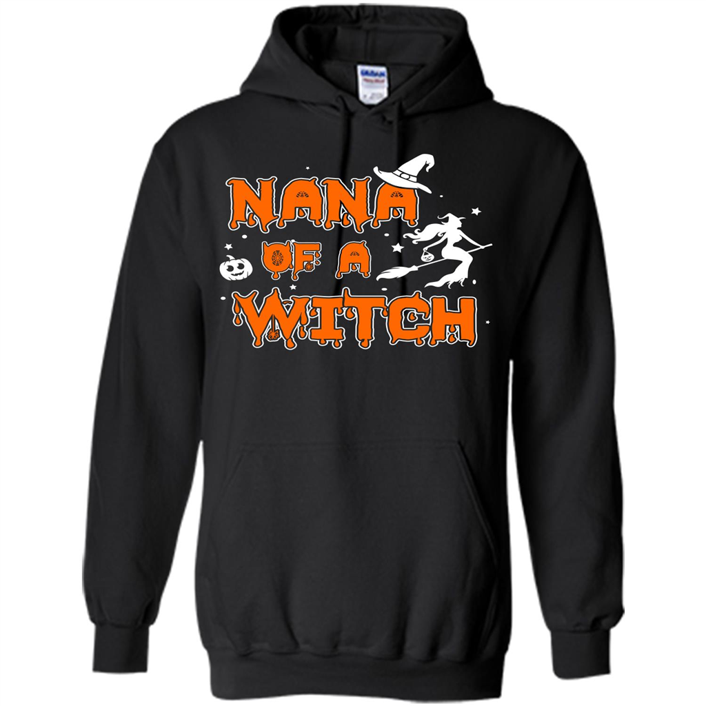 Halloween T-shirt Nana Of A Witch Black