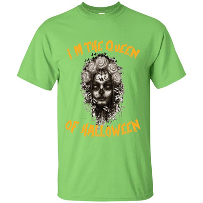 I’m The Queen Of Halloween T-shirt Lime