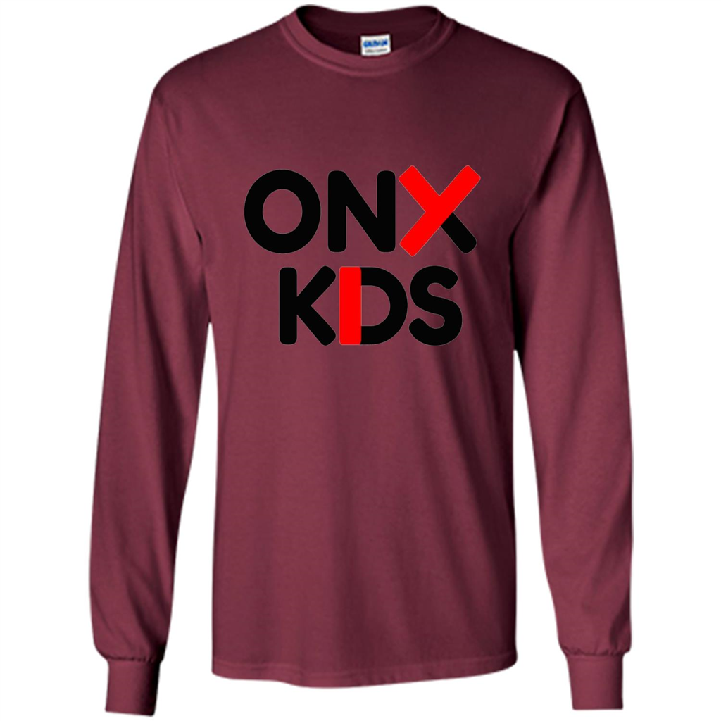 Onyx Kids Logo T-Shirt Maroon