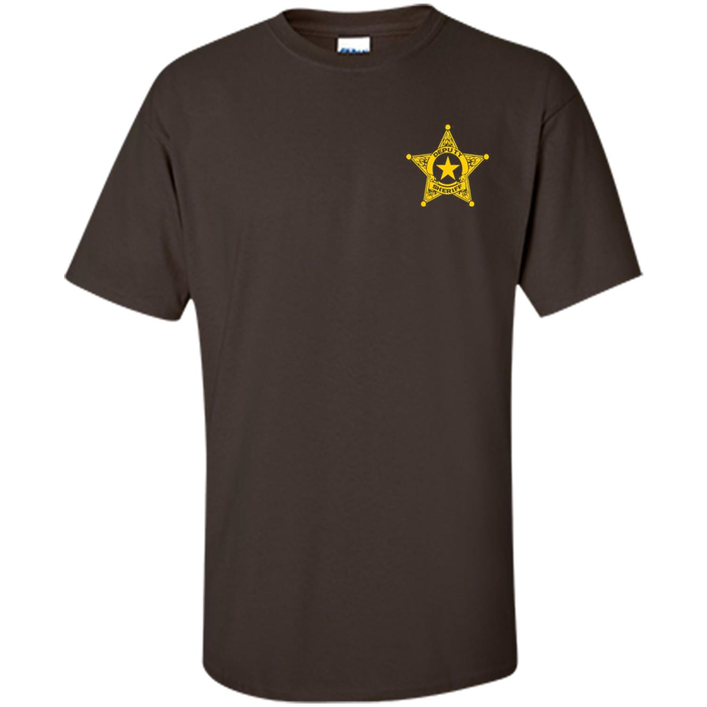 Sheriff Deputy T-Shirt Dark Chocolate